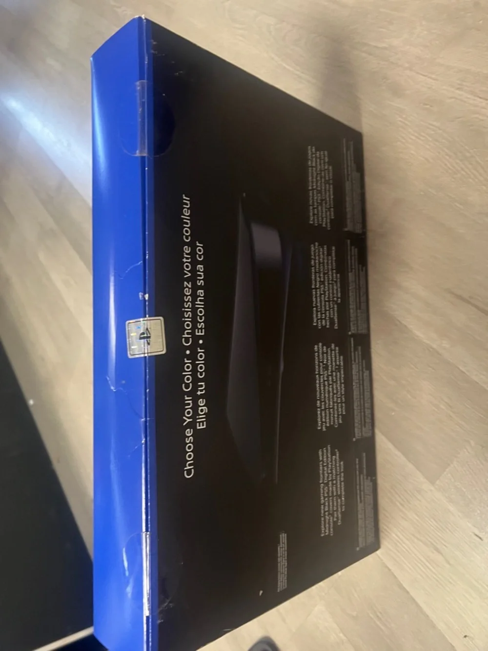 Sony PlayStation 5 Digital Edition Console Cover - Black with Blue Accent